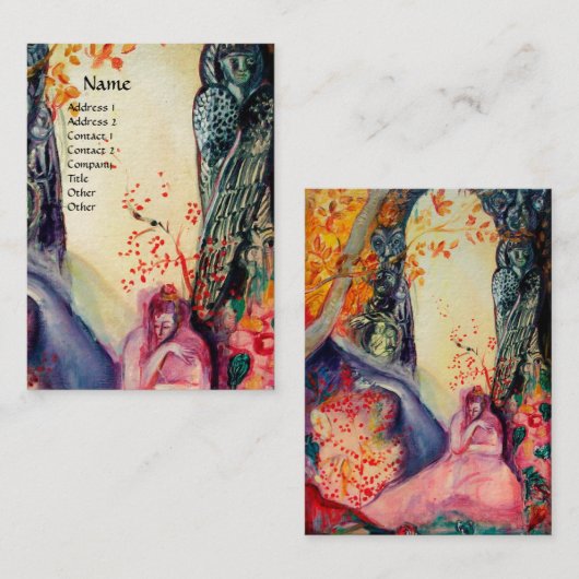 ゴールデンドリームヨガインストラクター瞑想禅園 名刺 (正面/裏面)