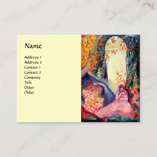 ゴールデンドリームヨガインストラクター瞑想禅園 名刺 (正面)