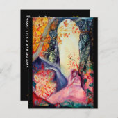 ゴールデンドリームヨガメディテーション禅園 インビテーションポストカード (正面/裏面)