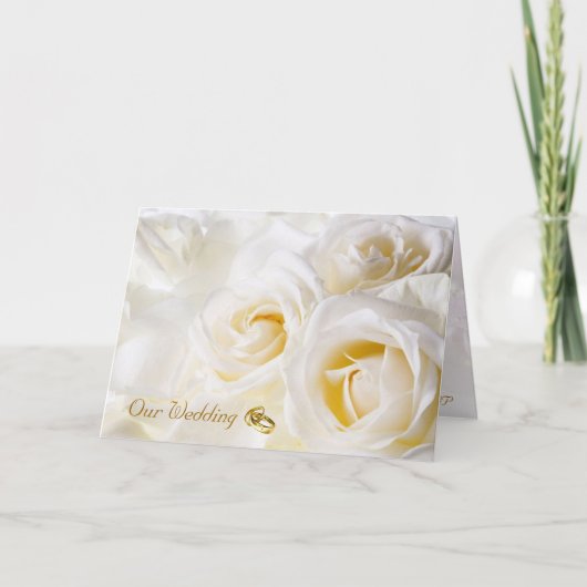 ゴールデンドリーム結婚式招待状カード 招待状 (正面)