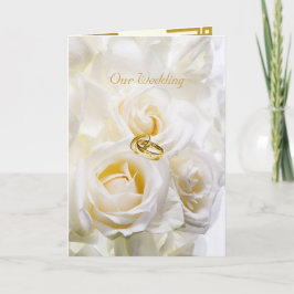 ゴールデンドリーム結婚式招待状カード 招待状