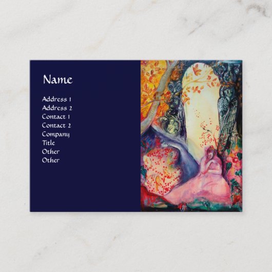 ゴールデンドリーム/オリエンタルデイスパトリートメントブルー 名刺 (正面)