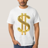 ゴールデンドルのサインTシャツ Tシャツ (正面)