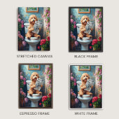 ゴールデンドルアートバスルーム キャンバスプリント