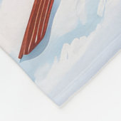 ゴールデンドルウィンターワンダーランドクリスマスジョイ フリースブランケット (角)