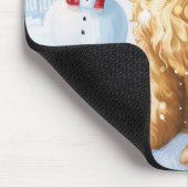 ゴールデンドルウィンターワンダーランドクリスマスジョイ マウスパッド (コーナー)