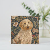 ゴールデンドルガーデンタペストリー誕生日パーティー サンキューカード (スタンド正面)