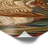 ゴールデンドルガーデンタペストリー誕生日パーティー ポスター (コーナー)