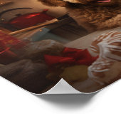 ゴールデンドルクリスマスクッキーフェスティバルホリデー ポスター (角)