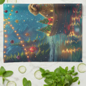 ゴールデンドルクリスマスフェスティバル航海 キッチンタオル (折り畳み)