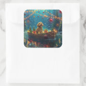 ゴールデンドルクリスマスフェスティバル航海 スクエアシール (バッグ)