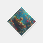 ゴールデンドルクリスマスフェスティバル航海 スタンダードカクテルナプキン (角)