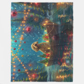 ゴールデンドルクリスマスフェスティバル航海 フリースブランケット (正面)