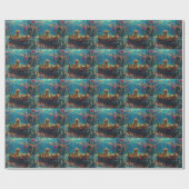 ゴールデンドルクリスマスフェスティバル航海 ラッピングペーパー (フラット)