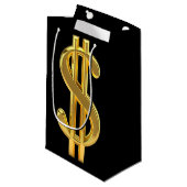 ゴールデンドルサイン抱き枕 スモールペーパーバッグ (正面アングル)