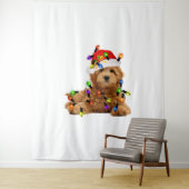 ゴールデンドルサンタドッグ タペストリー (インサイチュ)