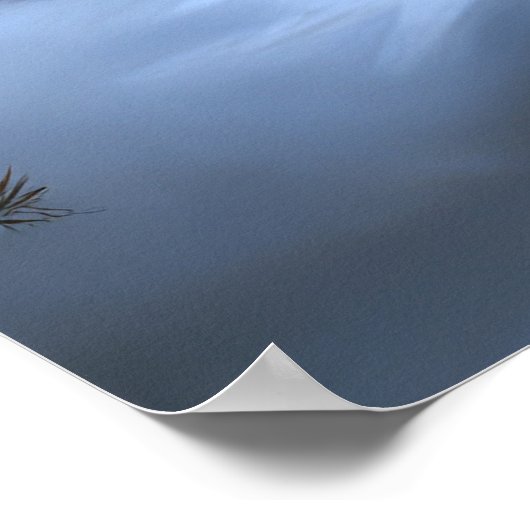 ゴールデンドルスノーリースレイクリスマスデコール ポスター (角)