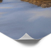 ゴールデンドルスノーリースレイクリスマスデコール ポスター (角)