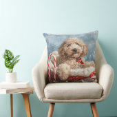 ゴールデンドルドッグクリスマスフェスティバル クッション (椅子)