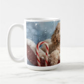 ゴールデンドルドッグクリスマスフェスティバル コーヒーマグカップ (左)