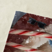 ゴールデンドルドッグクリスマスフェスティバル ビーチタオル (インサイチュ)