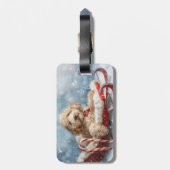 ゴールデンドルドッグクリスマスフェスティバル ラゲッジタグ (裏面縦)