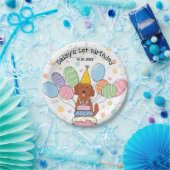 ゴールデンドルドッグバースデーパーティー紙プレート ペーパープレート (パーティー)