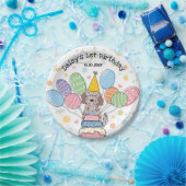 ゴールデンドルドッグバースデーパーティー紙プレート ペーパープレート (パーティー)