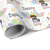 ゴールデンドルドッグ誕生日 ラッピングペーパー (ロールコーナー)