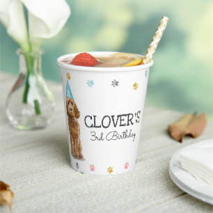 ゴールデンドルレッツポーティーバースデーパーティー紙カップ 紙コップ