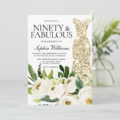 ゴールデンドレスナイ&ファブラス90誕生日 招待状 (スタンド正面)