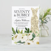 ゴールデンドレス70thバースデーパーティー 招待状 (スタンド正面)