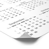 ゴールデンドードルとヒマワリ2025カレンダー ポスター (角)