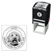 ゴールデンドードルドッグフォトラウンド セルフインキングスタンプ (インサイチュ)