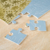 ゴールデンドードルドッグフラワークラウン ジグソーパズル (側面)