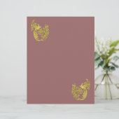 ゴールデンドーブフラワーズプラムスクラップブック紙 (スタンド正面)