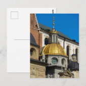ゴールデンドームWawel Castle Krakowはがき ポストカード (正面/裏面)