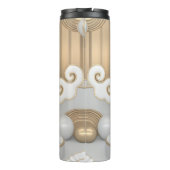 ゴールデンドールゴールデン背景フォトコラージュ タンブラー (裏面)