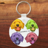 ゴールデンドールルールキーチェーン キーホルダー (正面)