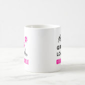 ゴールデンドール犬のオーナーママ母 コーヒーマグカップ (中央)