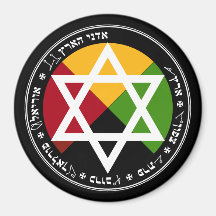 ゴールデンドーンアース星形五角形オンブラック