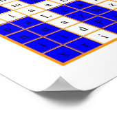 ゴールデンドーンエノキアンウォータータブレット/時計塔 ポスター (角)