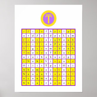 ゴールデンドーンエノキアンエアータブレット/時計塔 ポスター