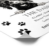 ゴールデンドー結婚ル犬の特徴的なドリンクの看板 ポスター (角)