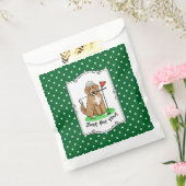 ゴールデンドー遊ルドッグズゴルフ（赤いwhmk2）かわいいおもしろい フェイバーバッグ (封をした状態)