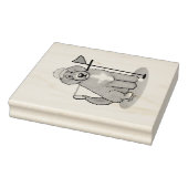 ゴールデンドー遊ルドッグズゴルフ（赤いwhmk2）かわいいおもしろい ラバースタンプ (スタンプ)