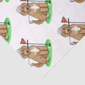 ゴールデンドー遊ルドッグズゴルフ（赤いwhmk2）かわいいおもしろい 薄葉紙 (詳細)