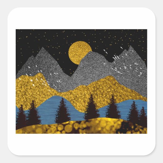 ゴールデンナイト スクエアシール (正面)