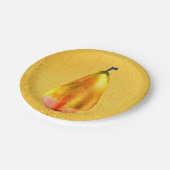 ゴールデンナシのフルーツアート ペーパープレート (アングル)