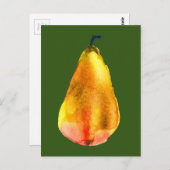 ゴールデンナシのフルーツアート ポストカード (正面/裏面)